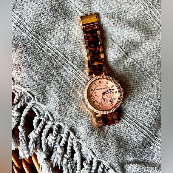 Michael Kors Women's Parker Chronograph Watch MK5538 - Picture 1 of 15